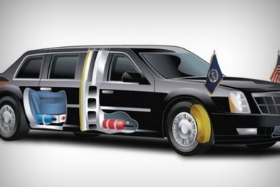 Lộ chi tiết 'siêu limousine' của Tổng thống Obama